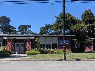 Front of Adult Education Building